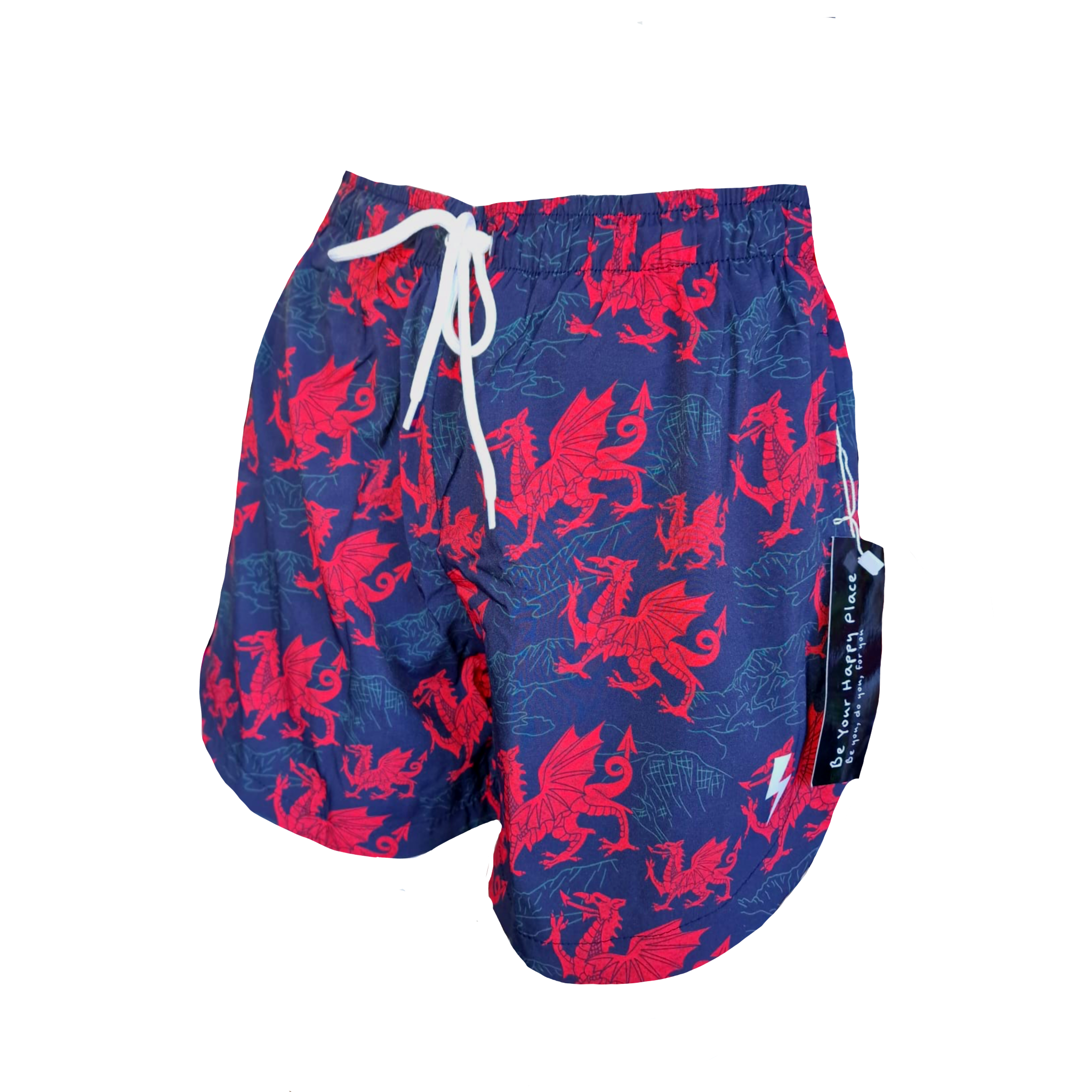 Y Ddraig Goch *NEW* LOOSE SHORTS – Be Your Happy Place Activewear