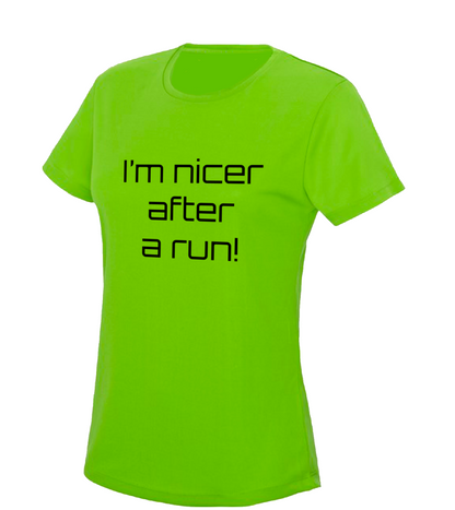 Nicer After a Run T-shirt *all colours*