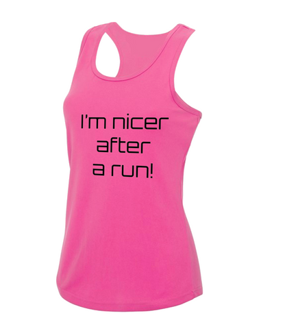 Nicer After A Run Vest *all colours*