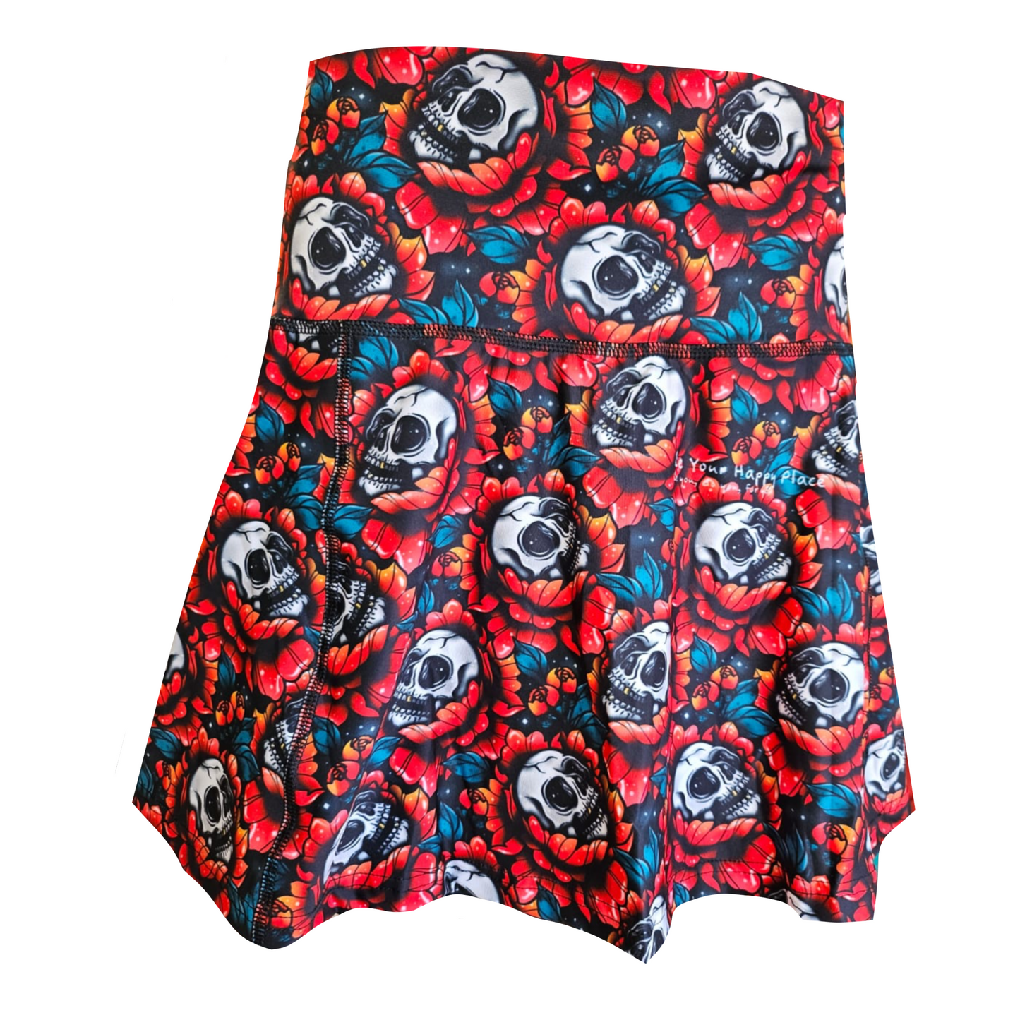 Skull Blossoms SKORT