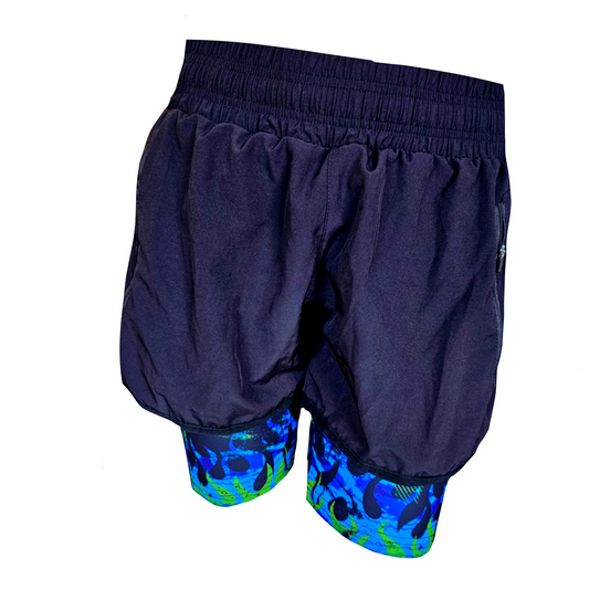Frozen Flames DOUBLE LAYER SHORTS