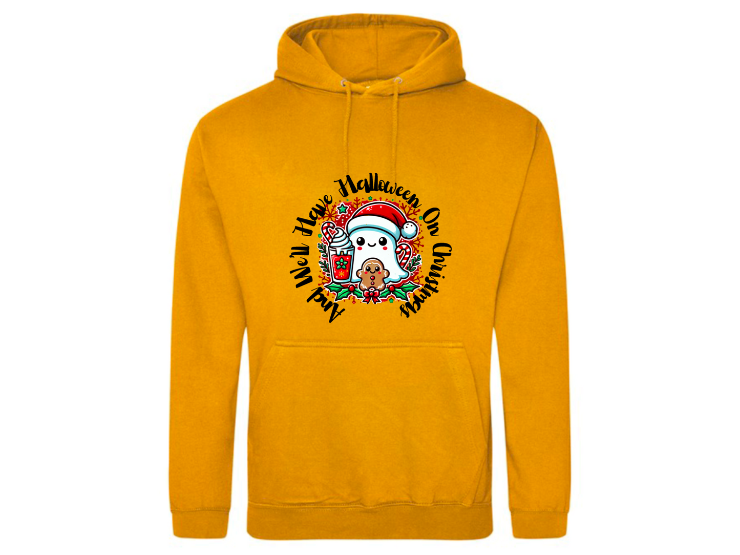 Halloween On Christmas Hoodie