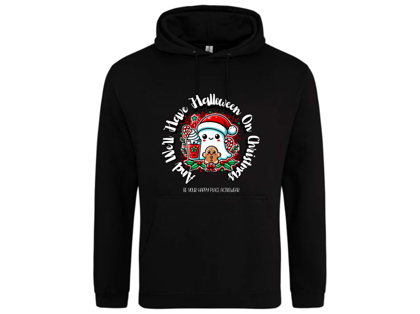 Halloween On Christmas Hoodie